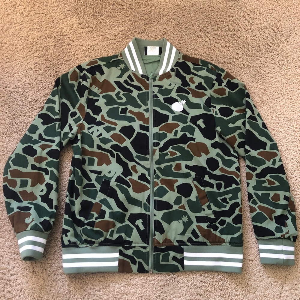 The Hundreds Duck Camo Varsity Jacket